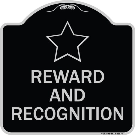 Signmission Reward and Recognition Heavy-Gauge Aluminum Architectural Sign, 18" x 18", BS-1818-22976 A-DES-BS-1818-22976